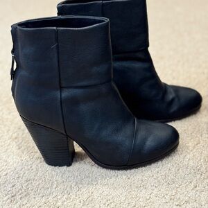 rag & bone Newbury Black Boots 36.5